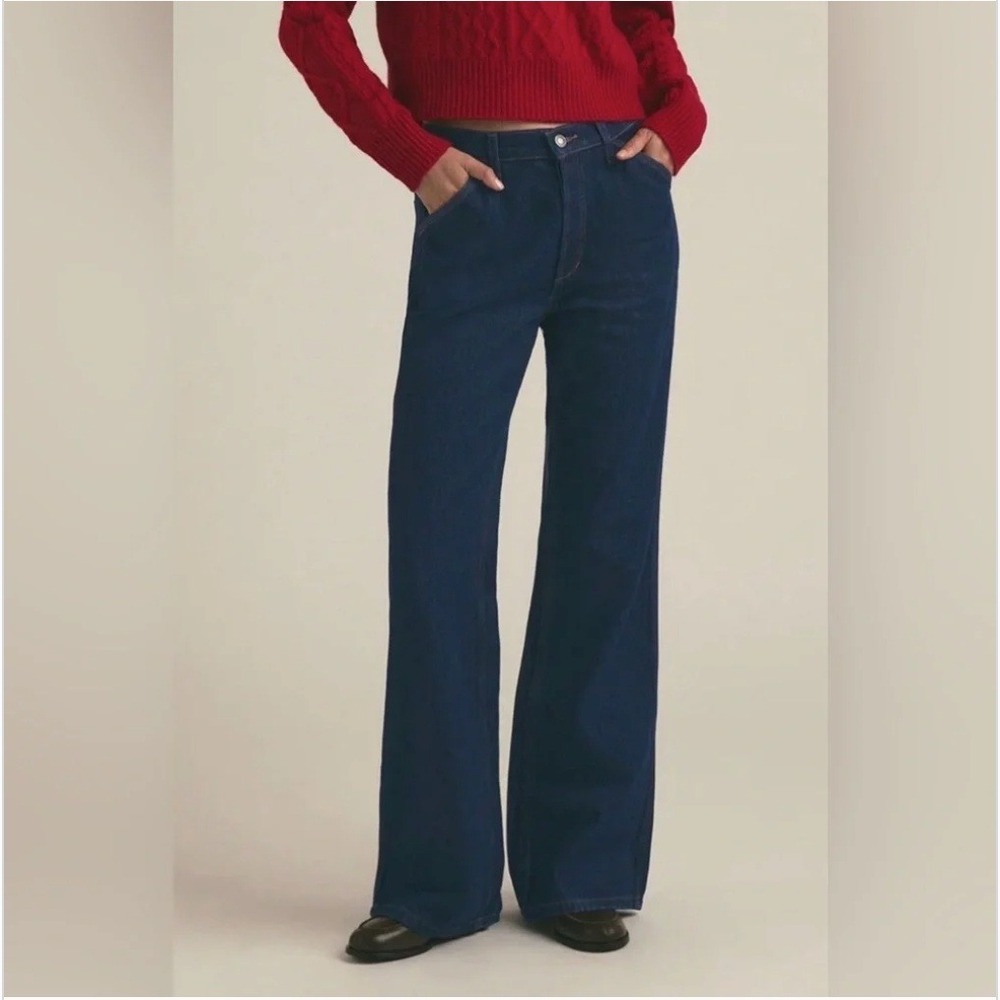 Favorite Daughter Olympia High Rise Flare Jeans Manchester Wash 26 NWT‎